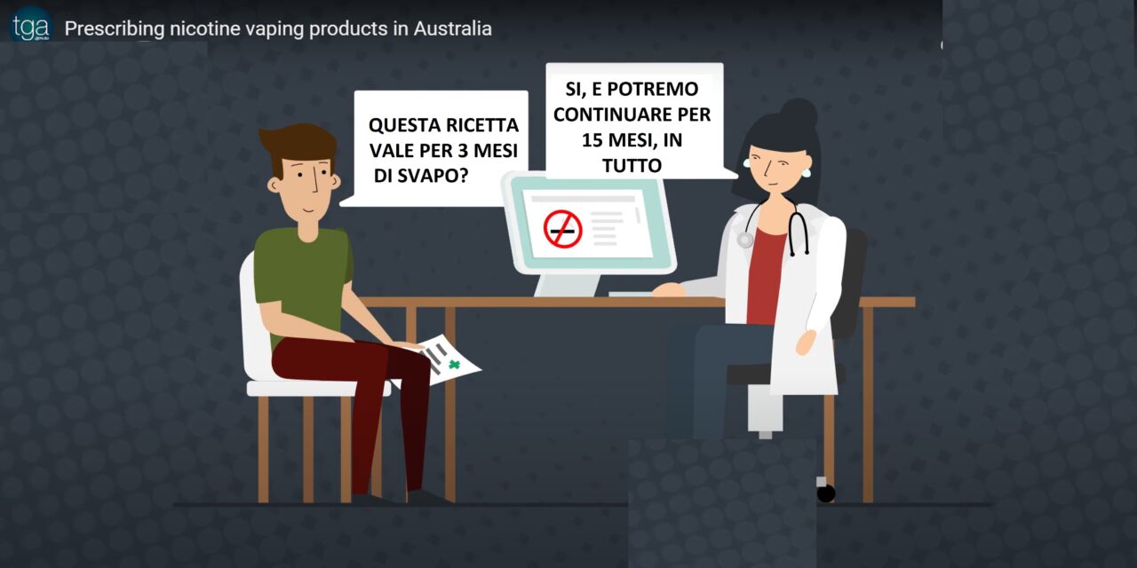 Riduzione del danno del tabacco. In Australia, sigaretta elettronica solo su prescrizione